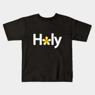 Holy creative typography design Kids T-Shirt